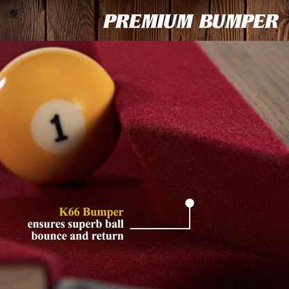 Drop Pocket Pool Table with Complete Accessory Set