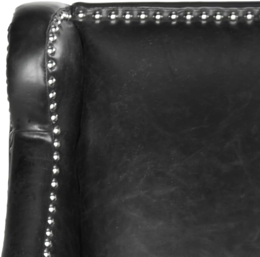 SAFAVIEH Mercer Collection Mckinley Club Chair, Antique Black