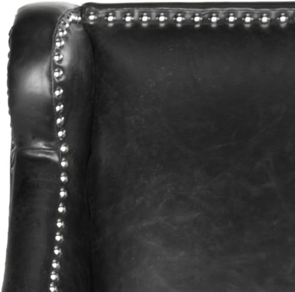 SAFAVIEH Mercer Collection Mckinley Club Chair, Antique Black