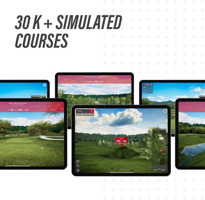 Rapsodo MLM2PRO Mobile Launch Monitor Golf Simulator | 3 Chrome Tour Balls