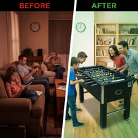 54.5 In. Foosball Table — Before & After