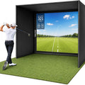 Golf Simulator Enclosure & Golf Net with Dual-Layer HD Screen