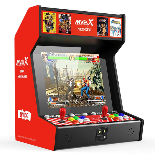 MVSX Home Arcade, Preloaded 50 SNK Licenced Retro Games, Support Two Players to Play Games Concurrently, Including the King of Fighters/Metal Slug and More
