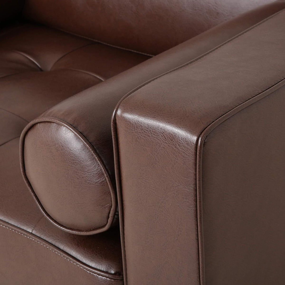Malinta Club Chair, Medium, Dark Brown + Espresso