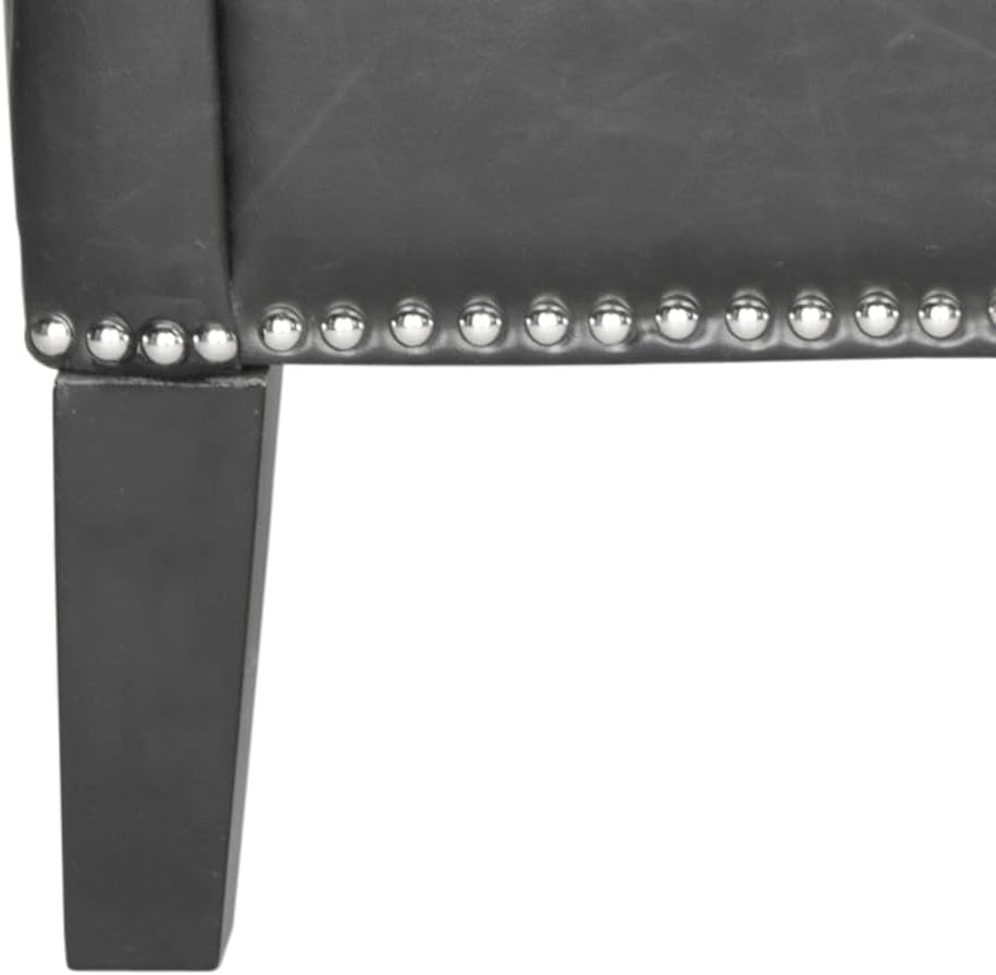 SAFAVIEH Mercer Collection Mckinley Club Chair, Antique Black