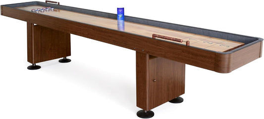 Challenger Shuffleboard Table for Family Arcade Game Room