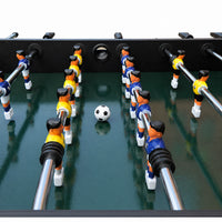 Foosball Table Built for Family Game Nights, Stainless Steel Rods, MDF Cabinet, Cross Support Frame