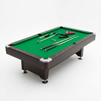Pool Table 8 Feet Full Optional – Vintage Green — Studio Shot