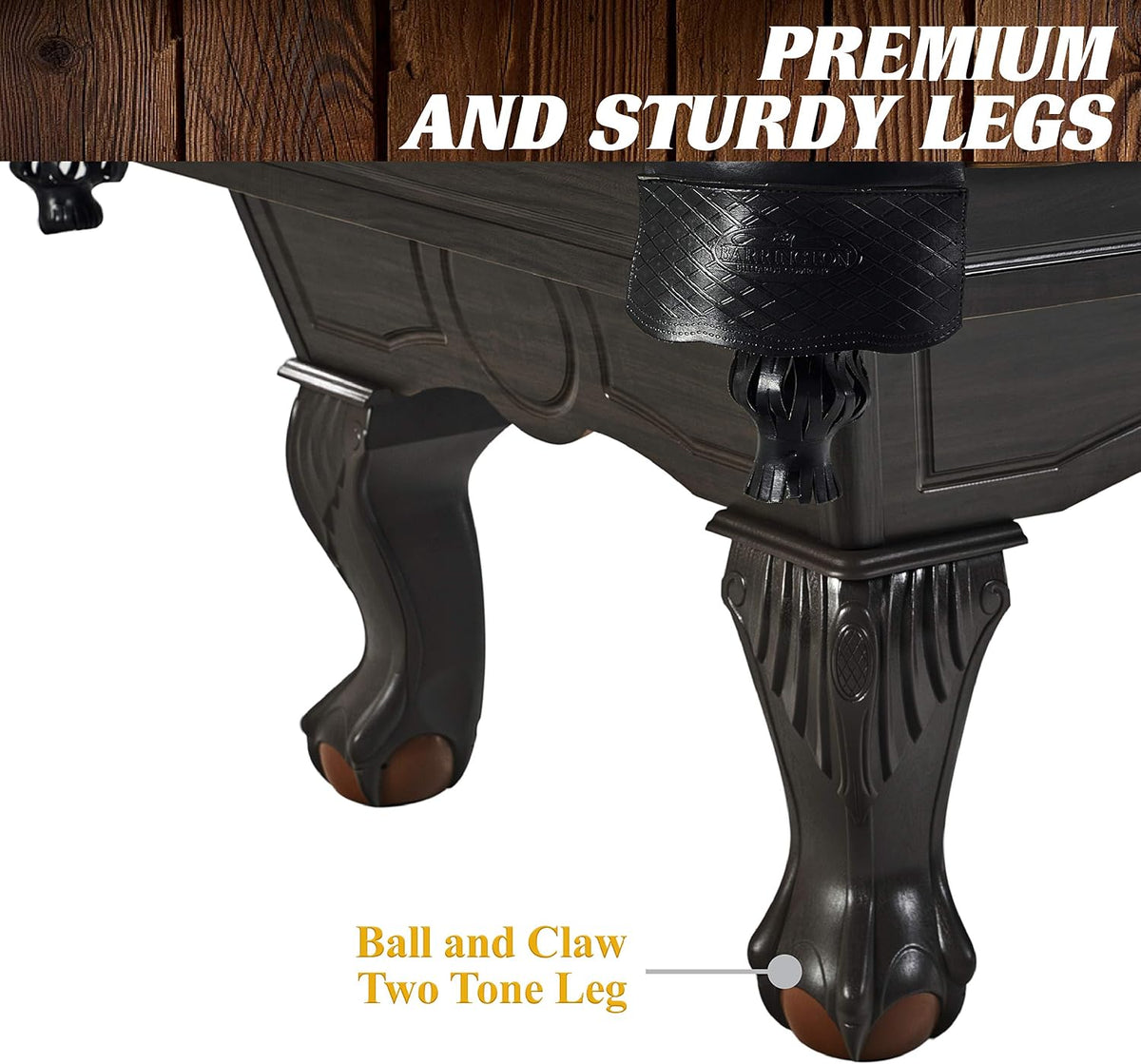Drop Pocket Pool Table with Complete Accessory Set