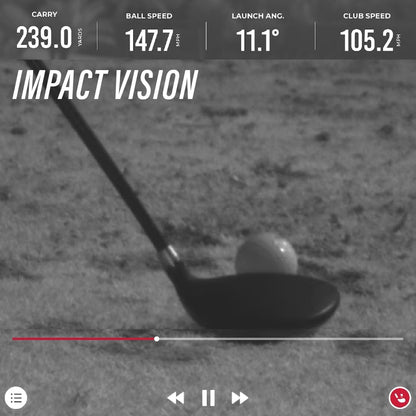 Rapsodo MLM2PRO Mobile Launch Monitor Golf Simulator | 3 Chrome Tour Balls
