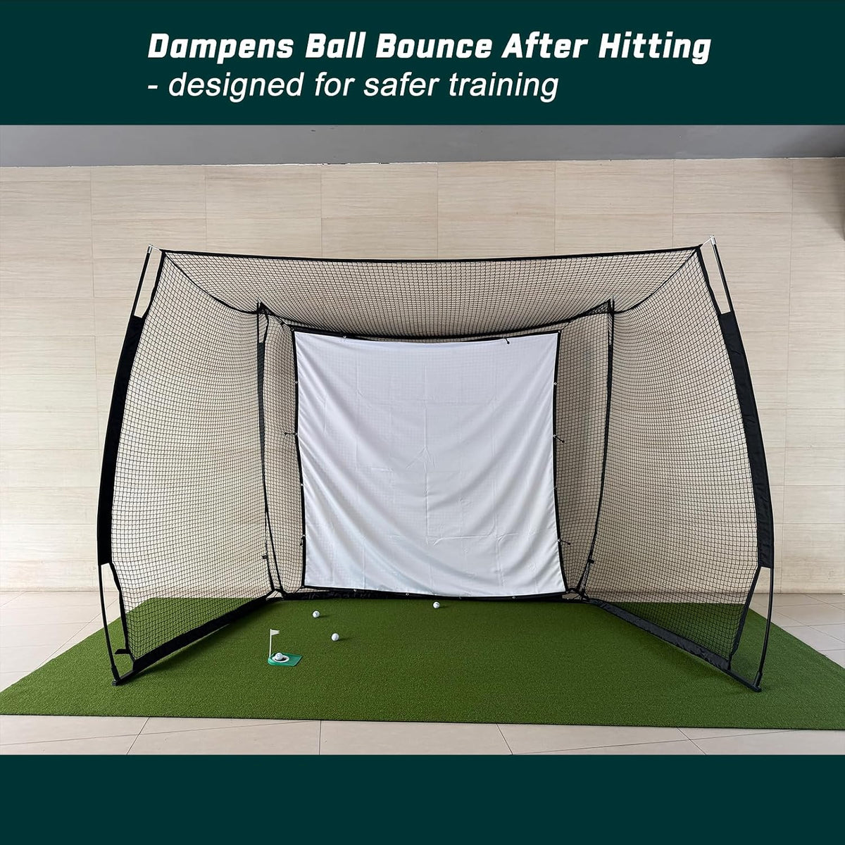 Golf Simulator Turf Flooring, Golf Mat for Indoor, Golf Simulator Accessories, Putting Turf 10 X 6Ft