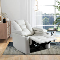 Home Theater Recliner Built for Movie Night Comfort, USB Charging, Dual Cup Holders, Arm Storage