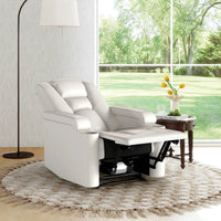 Home Theater Recliner Built for Movie Night Comfort, USB Charging, Dual Cup Holders, Arm Storage