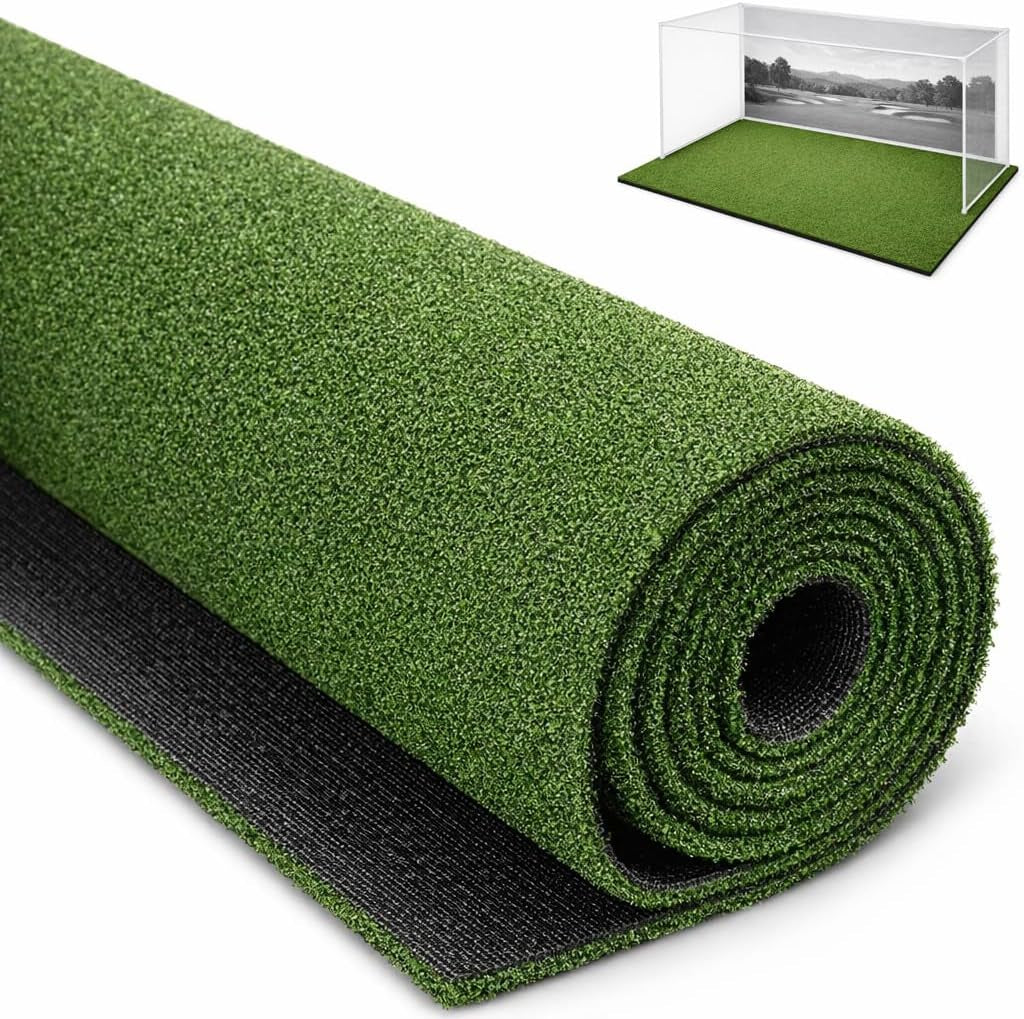 Golf Simulator Turf Flooring, Golf Mat for Indoor, Golf Simulator Accessories, Putting Turf 10 X 6Ft